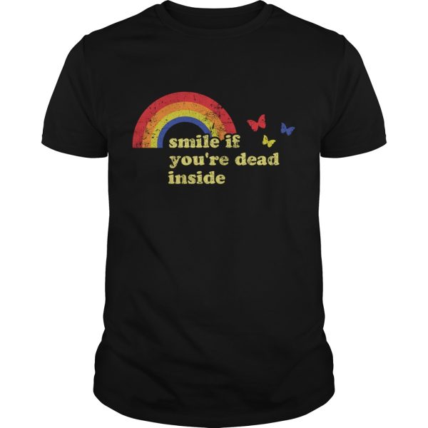 Pride smile if you’re dead inside shirt, hoodie, long sleeve