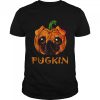 Pugkin halloween pug dog pumpkin shirt