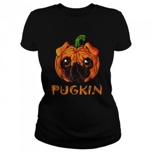 Pugkin halloween pug dog pumpkin shirt 1 Pugkin halloween pug dog pumpkin shirt 2