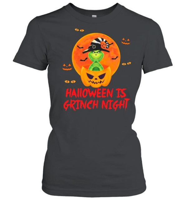 Pumpkin Halloween Is Grinch Night shirt