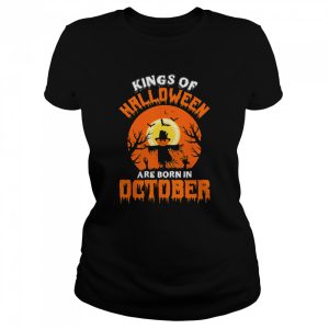 Pumpkin Kings Of Halloween Are Born In October shirt 2