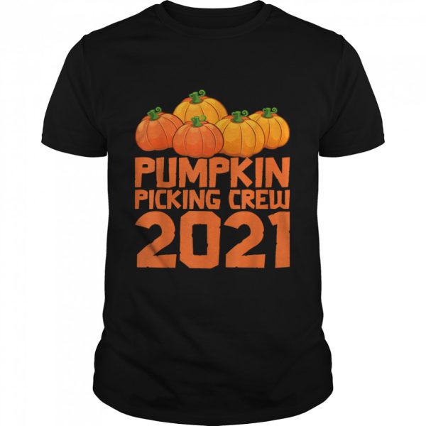 Pumpkin Picking Crew 2021 Halloween Toddler Kids Costume T-Shirt