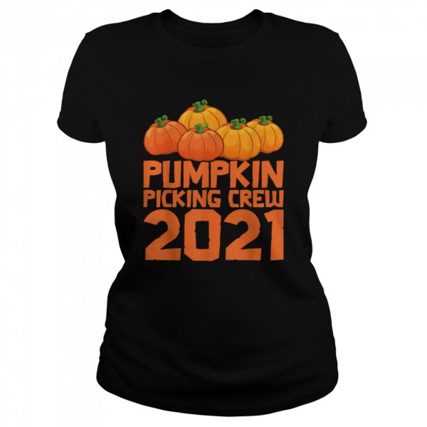 Pumpkin Picking Crew 2021 Halloween Toddler Kids Costume T-Shirt