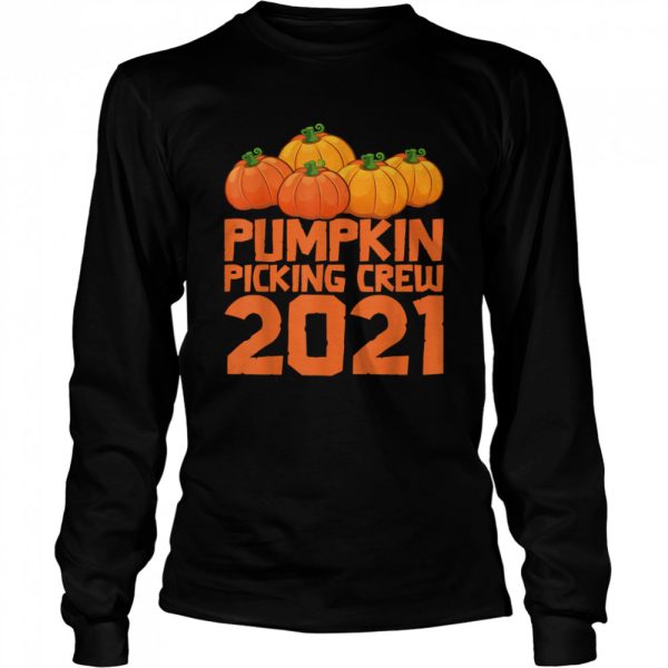 Pumpkin Picking Crew 2021 Halloween Toddler Kids Costume T-Shirt