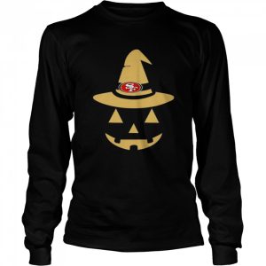 Pumpkin Witch San Francisco 49Ers logo Halloween shirt 2 Pumpkin Witch San Francisco 49Ers logo Halloween shirt 3