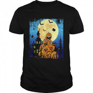 Pumpkins One Cat Halloween Classic T-shirt Pumpkins One Cat Halloween Classic T-shirt