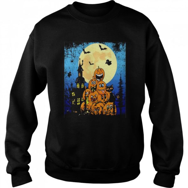 Pumpkins One Cat Halloween Classic T-shirt