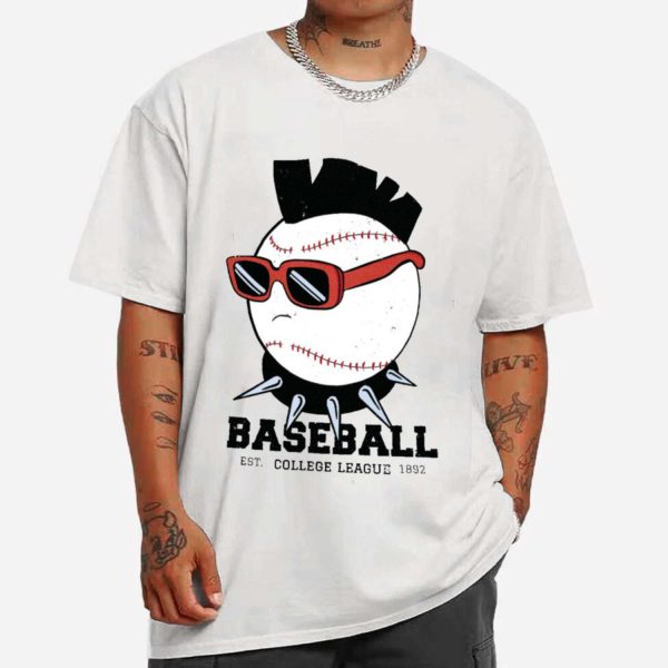 Punk Baseball Sport Ball T-shirt