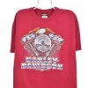 RARE Vintage 1996 Harley Davidson burgundy t-shirt