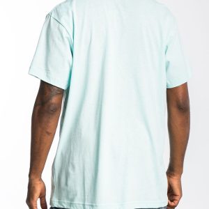 REASON PENTHOUSE RED SWIMSUIT CREW TEE IN AQUA 1 REASON PENTHOUSE RED SWIMSUIT CREW TEE IN AQUA 3