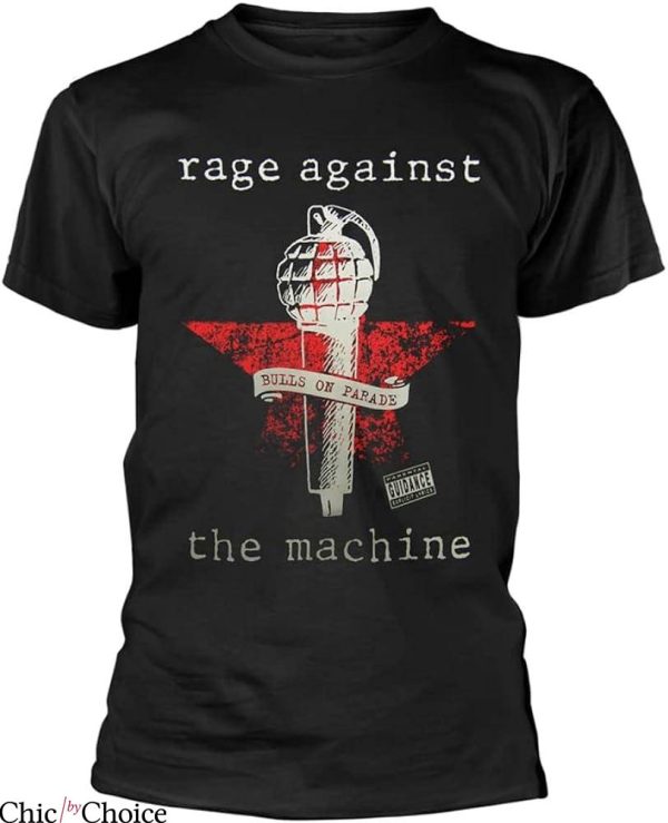 Rage Against The Machine T-Shirt Bulls On Parade Mic