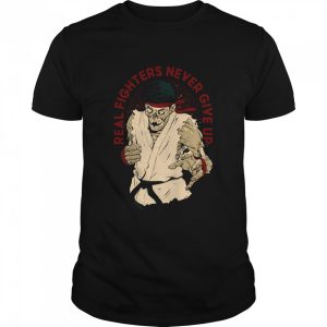 Real Fighters Never Give Up Round 99 Cobra Kai Halloween shirt 1