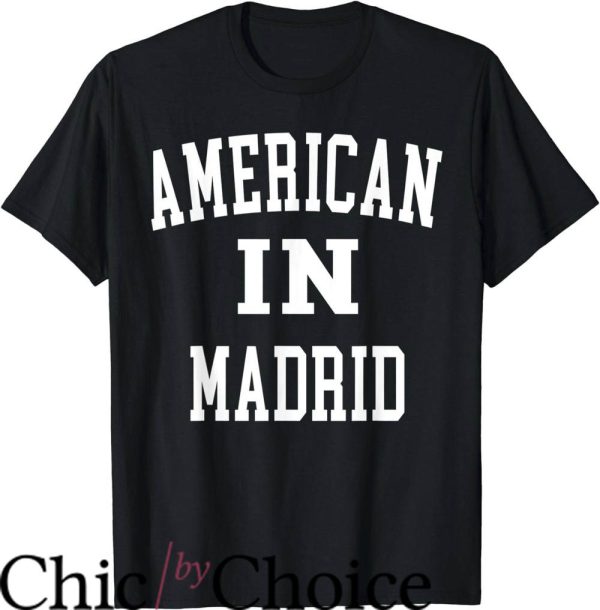 Real Madrid Retro T-Shirt American In Madrid