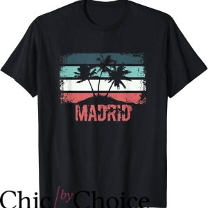 Real Madrid Retro T-Shirt Madrid Distressed