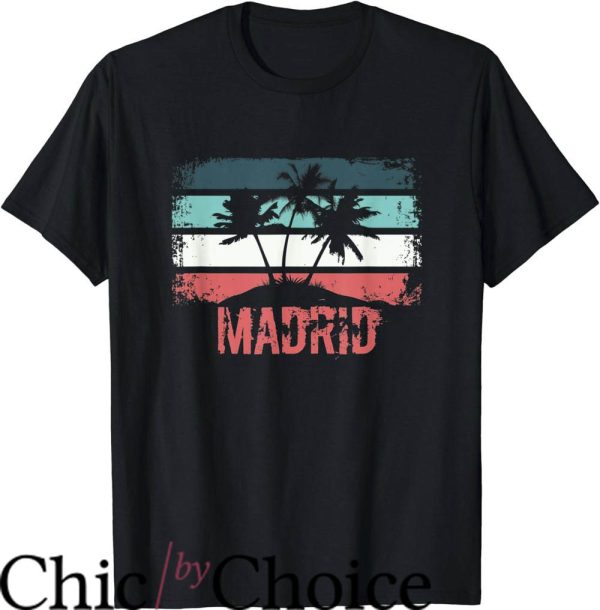 Real Madrid Retro T-Shirt Madrid Distressed