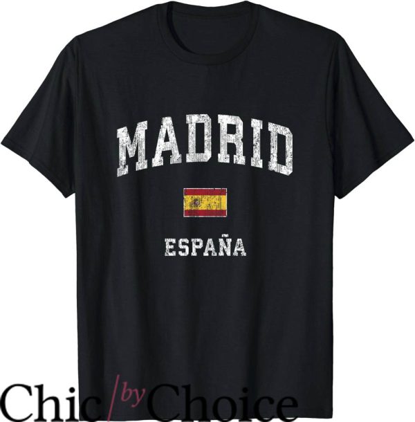 Real Madrid Retro T-Shirt Madrid Espana