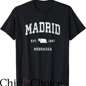 Real Madrid Retro T-Shirt Madrid Est 1887 Nebraska