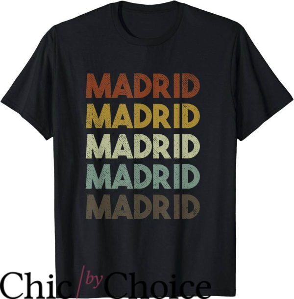 Real Madrid Retro T-Shirt Madrid Retro 80s
