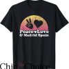 Real Madrid Retro T-Shirt Peace Love and Madrid Spain