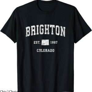 Retro Brighton T-Shirt Est 1887 Colarado T-Shirt