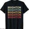 Retro Brighton T-Shirt MI Retro Vintage Text T-Shirt
