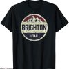 Retro Brighton T-Shirt Mountain Circle Ski T-Shirt NFL