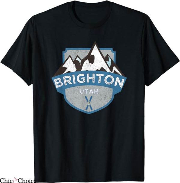 Retro Brighton T-Shirt Utah Illustration Retro Shirt NFL