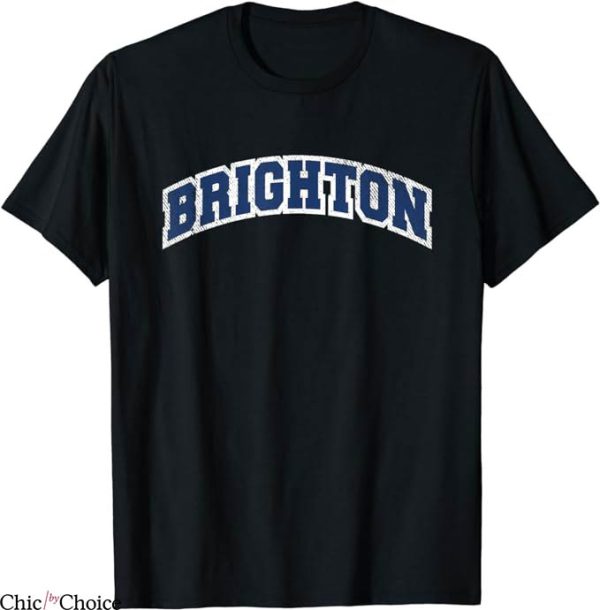 Retro Brighton T-Shirt Varsity Style Vintage T-Shirt
