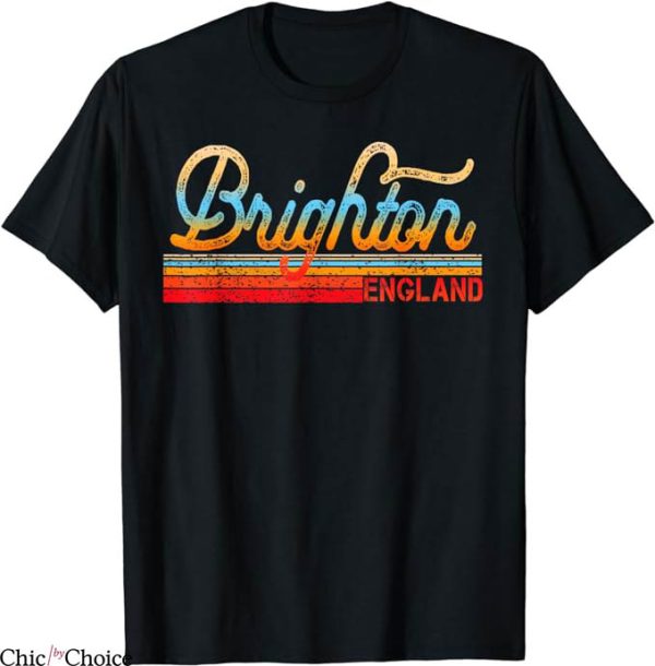 Retro Brighton T-Shirt Vintage 80s Brighton England T-Shirt