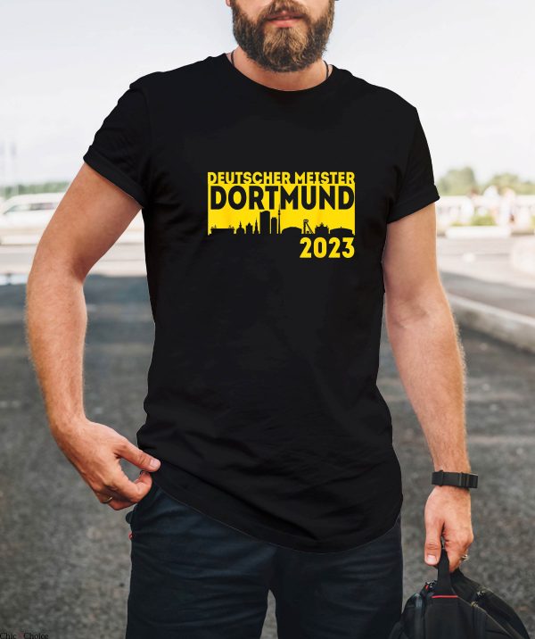 Retro Dortmund T-Shirt Fan Ultra German Championship