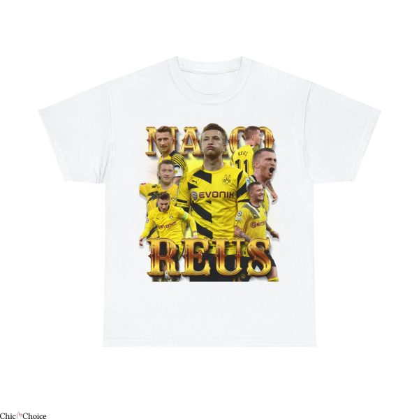 Retro Dortmund T-Shirt Marco Reus 90s Style Vintage Bootleg