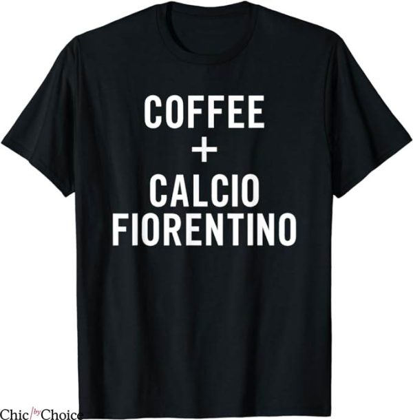 Retro Fiorentina T-Shirt Coffee Calcio Fiorentino T-Shirt