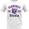 Retro Fiorentina T-Shirt Fiorentina Established Football Tee