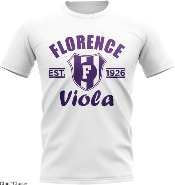 Retro Fiorentina T-Shirt Fiorentina Established Football Tee