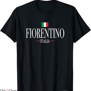 Retro Fiorentina T-Shirt Italian Flag T-Shirt NFL