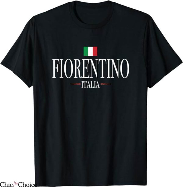 Retro Fiorentina T-Shirt Italian Flag T-Shirt NFL