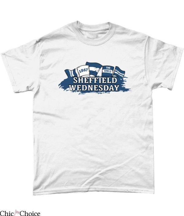 Retro Sheffield Wednesday T-Shirt Football Supporter Inspire