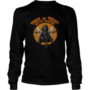 Retro Star Wars Darth Vader Trick Or Treat With My Troopers shirt 3