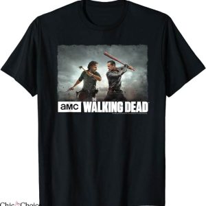 Rick Grimes T-Shirt Rick And Negan Face Off T-Shirt Movie