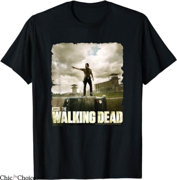 Rick Grimes T-Shirt The Walking Dead Prison T-Shirt Movie