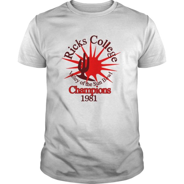 Ricks College Sun Bowl shirt