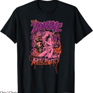 Rob Zombie T-Shirt American Witch Pastel T-Shirt Halloween
