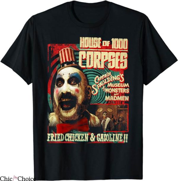 Rob Zombie T-Shirt Captain Spaulding Museum TShirt Halloween