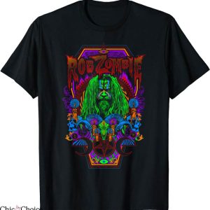 Rob Zombie T-Shirt Necrocolor T-Shirt Halloween