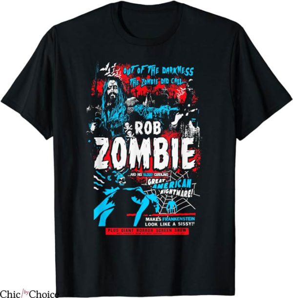 Rob Zombie T-Shirt Zombie Call T-Shirt Halloween