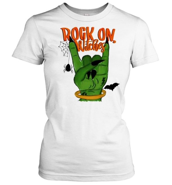 Rock on witches Halloween shirt