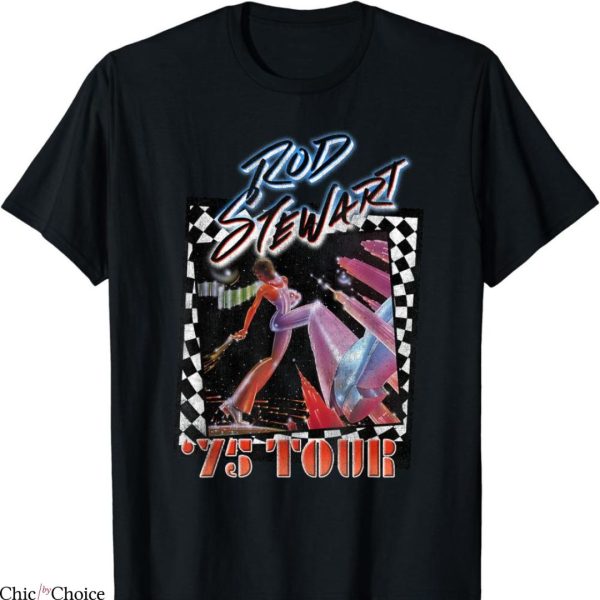 Rod Stewart T-shirt Tour Retro