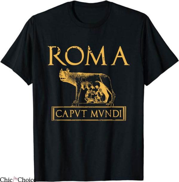 Roma Retro T-Shirt Capvt Mvndi T-Shirt Trending