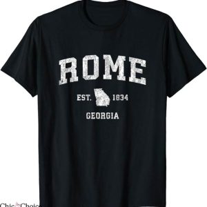Roma Retro T-Shirt Georgia GA Vintage Est 1634 Trending