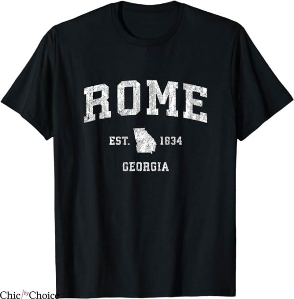 Roma Retro T-Shirt Georgia GA Vintage Est 1634 Trending